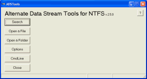 Alternate Data Stream Tools for NTFS Screenshot